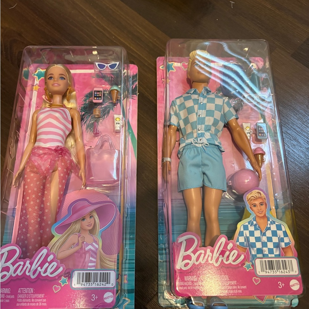 Barbie Fashion Doll Set - Pink and Blue